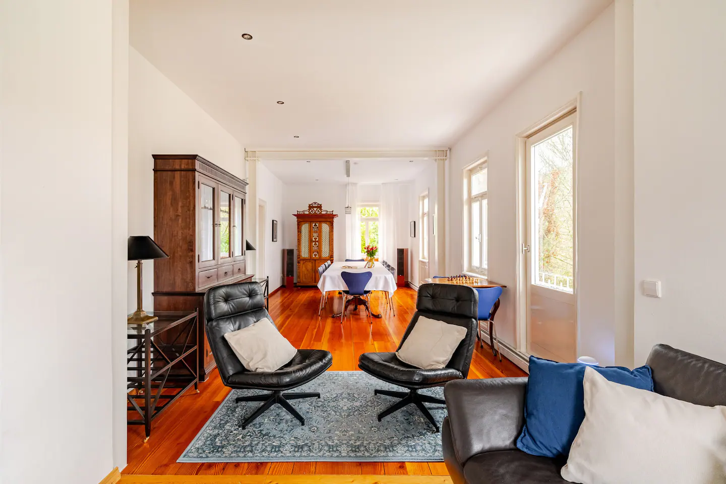 Luxuriöser Wohnraum mit Platz für Familienfeste